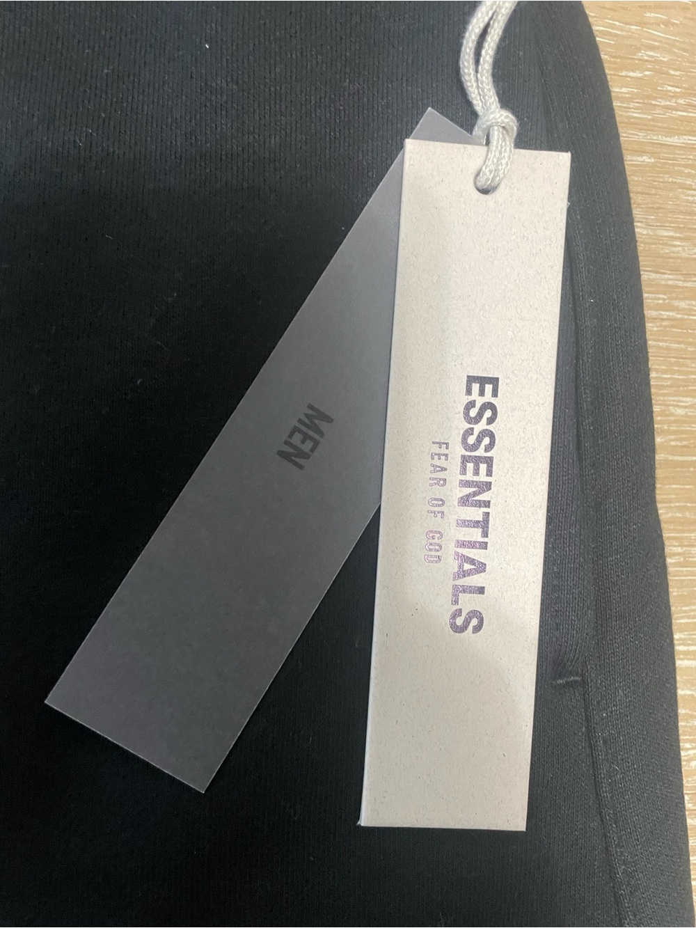 Fear of God ESSENTIALS Black Sweatpants with Logo - Picture 2 of 5